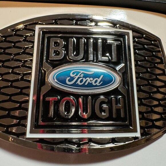 Ford Belt Buckle Built Tough Spec Cast Authentic Officially Licensed Collectible - Picture 4 of 13